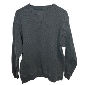 Aerie Waffle Knit Black‎ Small Sweater